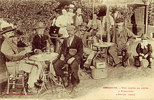 10460386
&copy; David Nathan-Maister
Fishing party enjoying �L'Heure d'Absinthe�, 1893.