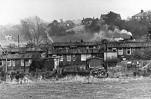 10465486
&copy; Manchester Daily Express
Pre-fab estate, Congleton, November 1974.