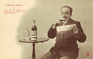 10460388
&copy; David Nathan-Maister
�L'Homme Distrait� postcard no 2, 1900.