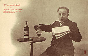 10460390
&copy; David Nathan-Maister
�L'Homme Distrait� postcard no 4, 1900.