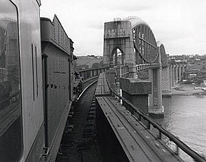 10311991
&copy; National Railway Museum
Royal Albert Bridge, Saltash, 1859.