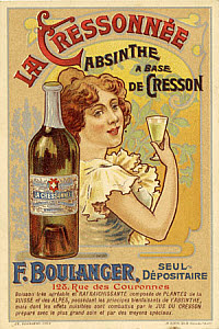 10460397
&copy; David Nathan-Maister
La Cressonnee Absinthe, c 1890.