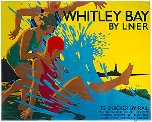 10174025
�Whitley Bay by LNER�, LNER poster, c 1930s.