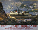 10174127
&copy; NRM - Pictorial Collection
�Fishguard-Rosslare�, BR poster, 1960.