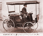 10313187
&copy; Science Museum Archive
C S Rolls, driving his first car, 1896.