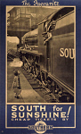 10173292
&copy; NRM - Pictorial Collection
'The Favourite - South for Sunshine', SR poster, 1927.