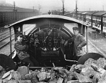 10322400
&copy; National Railway Museum
Driver and fireman of a  LB&SCR, locomotive, 1905.