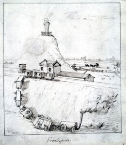 10328500
&copy; NRM - Pictorial Collection
'Frontispiece', a derailment, 1835.