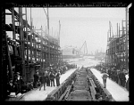 10440101
&copy; NMeM
'The Ways After The Launch of HMS Cornwallis At Blackwall', London, 1901.