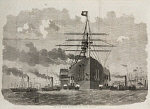 10415804
&copy; Science Museum Library
�The Great Eastern rounding the point opposite Blackwall�, London, c 1859.
