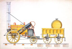10301005
&copy; NRM - Pictorial Collection
Stephenson's 'Rocket', 1829.
