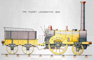 10301008
&copy; NRM - Pictorial Collection
'Planet' steam locomotive and tender, 1830.
