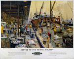 10172611
&copy; NRM - Pictorial Collection
'Service to the Fishing Industry', BR poste