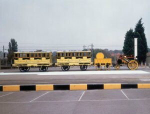 10325111
&copy; National Railway Museum
Stephenson's 'Rocket', 1829.