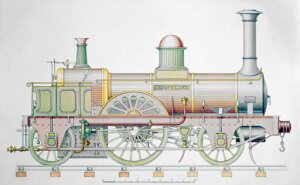 10301012
&copy; NRM - Pictorial Collection
'Jenny Lind' steam locomotive, 1847.