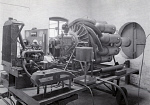 10438912
&copy; Science Museum
First ground test engine (the WU) at Power Jets' works in Lutterworth, 1938.