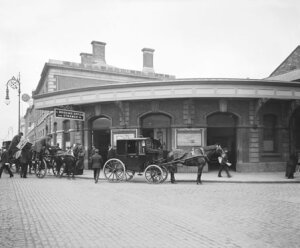 10445012
&copy; National Railway Museum
North Wall station, Dublin, c 1906.