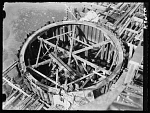 10432216
&copy; NMeM Daily Herald Archive
Foundations for a bridge, Scotland, 1935.