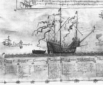 10313820
&copy; Science Museum
�Henri Grace a Dieu� warship, c 1540s.