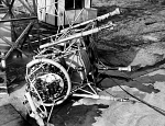 10437320
�Flying Bedstead� after its accident, Hucknall, Nottinghamshire, 1957.
