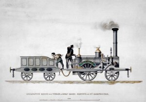 10301023
&copy; NRM - Pictorial Collection
Steam locomotive 'Hibernia', 1834.