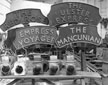 10306827
&copy; National Railway Museum
Four headboards at London Midland Region's