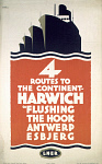 10170828
&copy; NRM - Pictorial Collection
�Four Routes to the Continent�, LNER poster, 1923-1947.