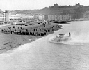 10313029
SRN1 hovercraft arriving at Dover, 1959.