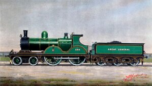 10301231
&copy; NRM - Pictorial Collection
Great Central Railway Standard Express Locomotive No 694, c 1900.