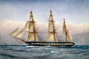 10313831
&copy; Science Museum Pictorial
'HMS Glasgow', steam frigate, 1861.