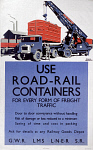 10170832
&copy; NRM - Pictorial Collection
'Use Road-Rail Containers', LNER/LMS/GWR/SR, 1923-1947.