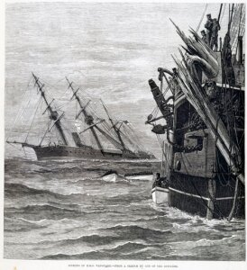 10324134
&copy; Science Museum Library
The sinking of HMS 'Vanguard', 1875.