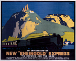 10173535
&copy; NRM - Pictorial Collection
�New Rheingold Express�, LNER poster, 1935.