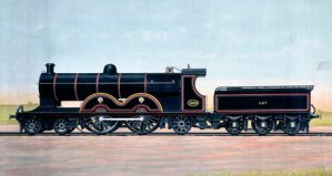 10301237
&copy; NRM - Pictorial Collection
Lancashire and Yorkshire Railway Express, Locomotive No 1400, c 1900.