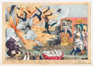 10302237
&copy; NRM - Pictorial Collection
'The Pleasures of the Rail-Road�, 1831.