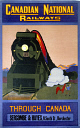 10170641
�Through Canada�, Canadian National Railways poster, c 1930s.