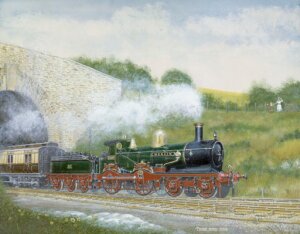 10301141
&copy; NRM - Pictorial Collection
'Merlin' Great Western Railway locomotive No 3260, 1984.