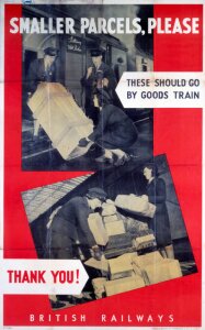 10175044
&copy; NRM - Pictorial Collection
�Smaller Parcels, Please�, BR poster, 1948-1965.