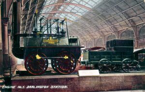 10296345
&copy;
'Locomotion No 1', Stockton and Darlington Railway locomotive, c 1895.