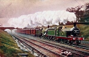 10296346
&copy;
Great Northern Railway express train, c 1900.