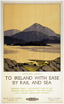 10172949
&copy; NRM - Pictorial Collection
'To Ireland with Ease by Rail and Sea -