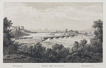 10419849
&copy; Science Museum Pictorial
A view of the Empress Elisabeth train travelling over the River Traun, 1800s.