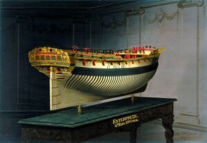 10325353
&copy; Science Museum Pictorial
HMS 'Enterprise', 1775.