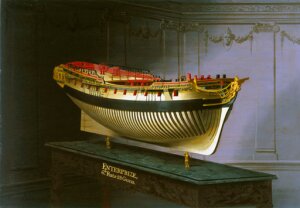 10325354
&copy; Science Museum Pictorial
HMS 'Enterprise', 1775.