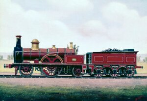 10301155
&copy; NRM - Pictorial Collection
2-2-2 express locomotive, no 373, 1861.