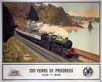 10170657
�100 Years of Progress, 1835-1935�, GWR poster, 1935.