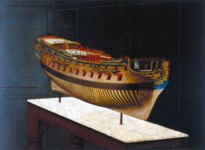 10325760
&copy; Science Museum Pictorial
HMS 'Berwick', 1747.