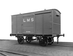 10446360
&copy; National Railway Museum
Box van, 7 March 1934.