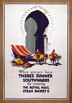 10170863
&copy; NRM - Pictorial Collection
�When Winter's Here, There's Summer Southwards...', poster, c 1920-1940.