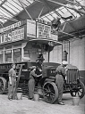10315563
&copy; NMeM Daily Herald Archive
Cleaning a London omnibus, 1914-1918.